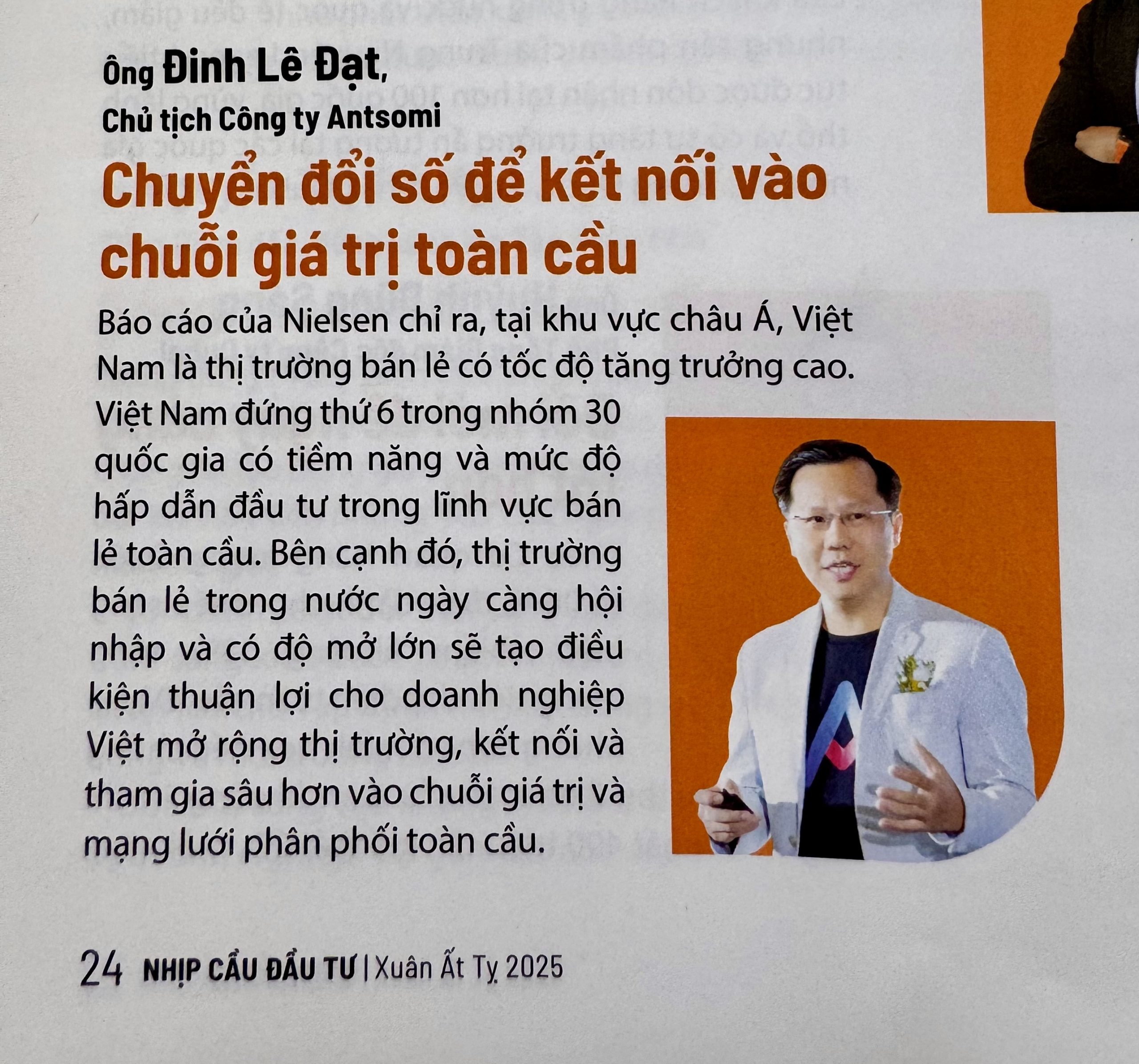 Sức Mạnh Của Đổi Mới: Đánh Dấu Tầm Nhìn Toàn Cầu Của Chủ Tịch Antsomi Đinh Lê Đạt